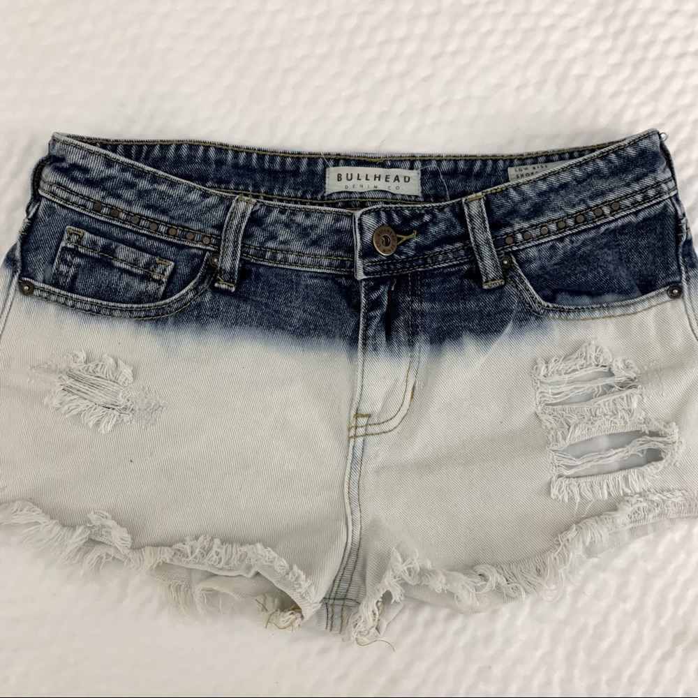 Bullhead Denim Bleached "Cut-Offs" Size 9